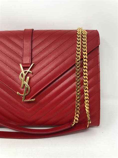 red ysl bag ebay|YSL Bags red color.